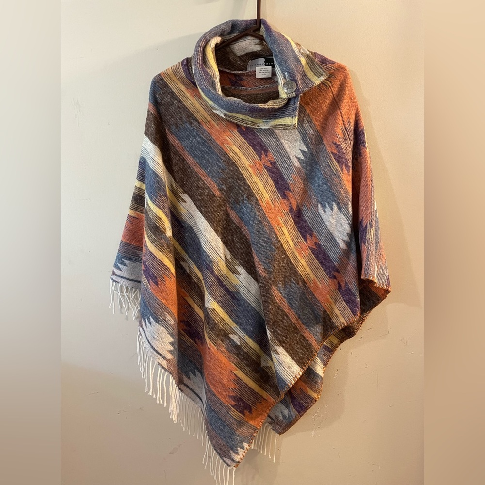 Rhonda Stark western poncho 🤎